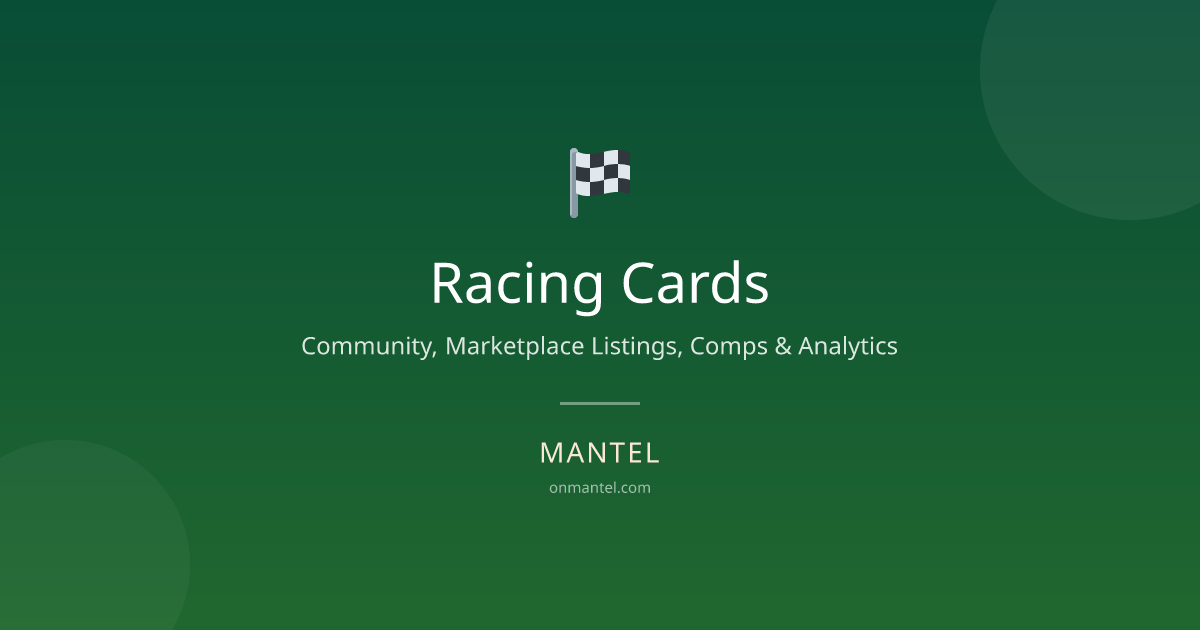Racing Cards | Mantel